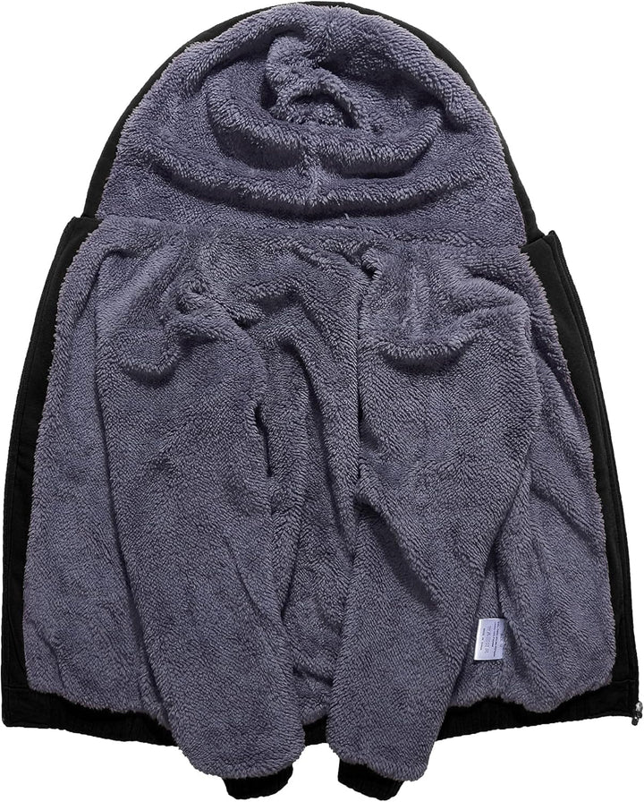 LLdress Fleecejacke Jungen Kapuzenpullover Mit Zipper Kinder Hoodie JungnsWarm Kapuzenjacke Causal W