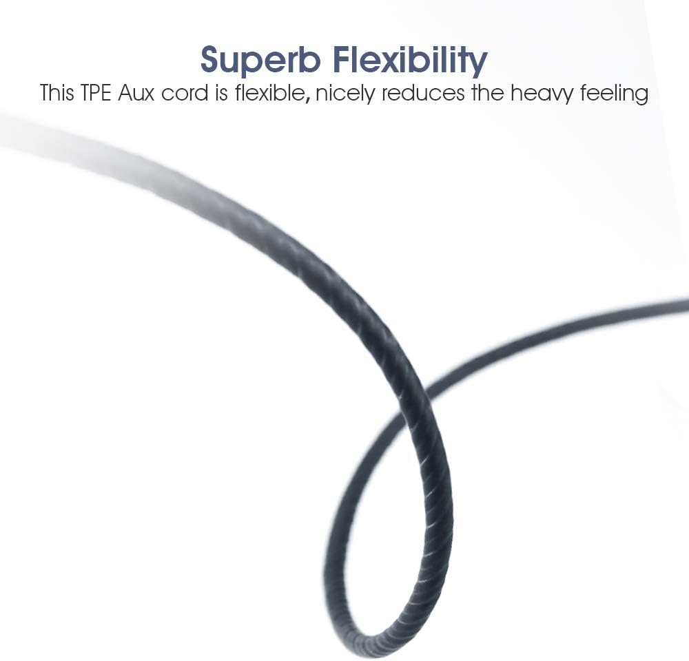 HIFI WALKER A1, in Ear Kopfhörer Kabel mit Mikrofon und Lautstärkeregler HiFi Stereo Geräuschisolier