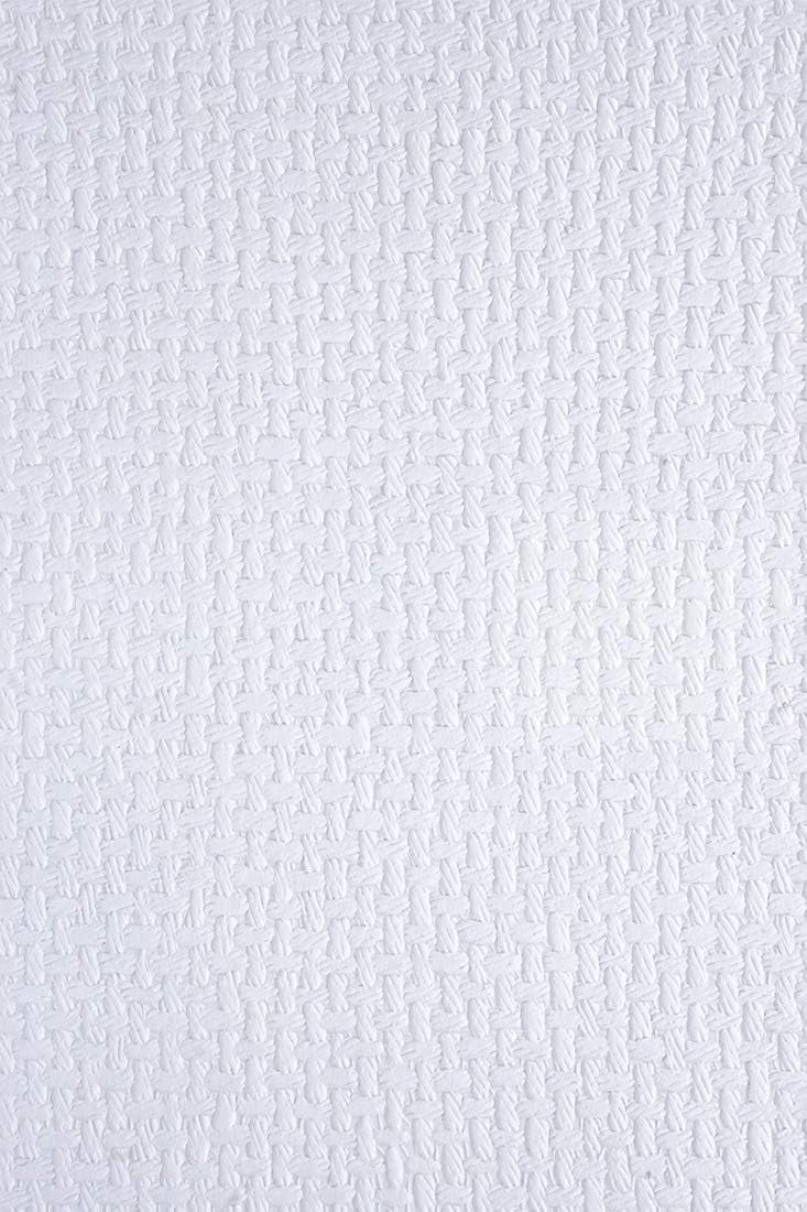 Netuno 50 Blatt Weiss Dekorpapier, geprägt - Flechtmuster, 180x250mm, handgemacht, 150g, orientalisc