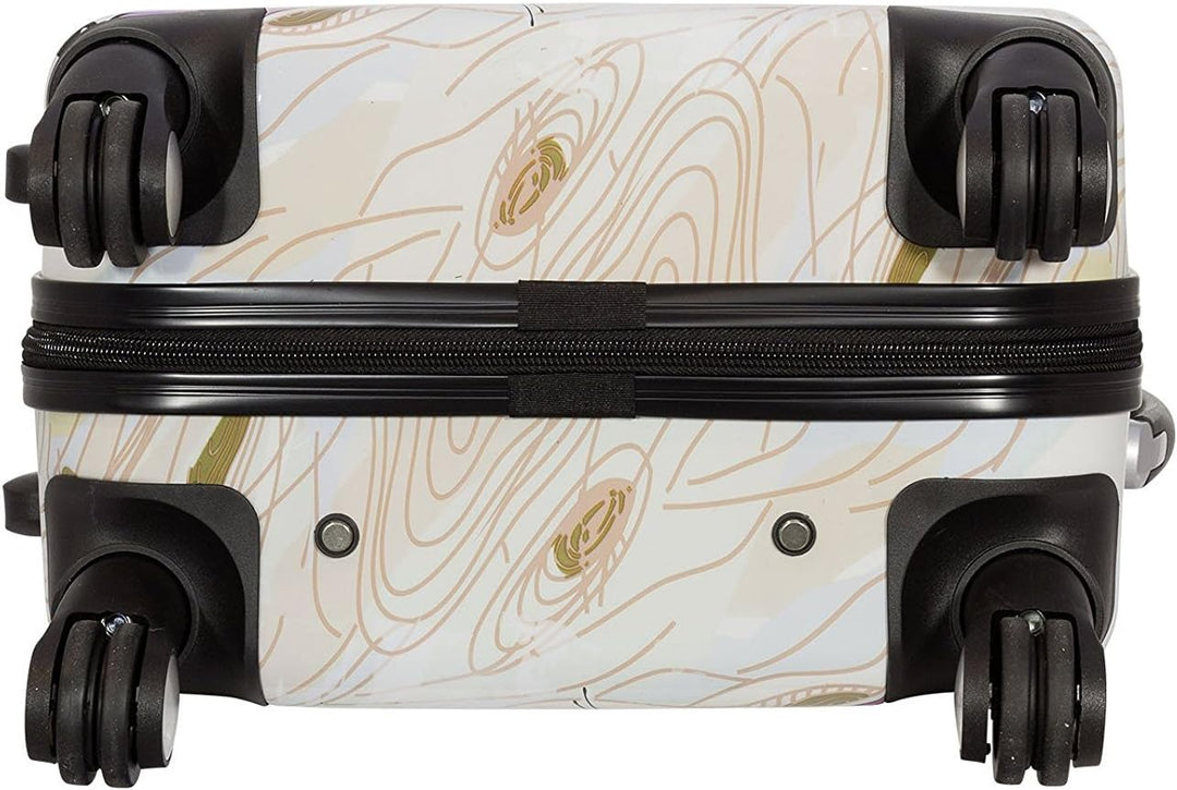 Bowatex Schmetterling Reisekoffer Creme Mittlerer 80Li Motiv Rollen Koffer 67 cm