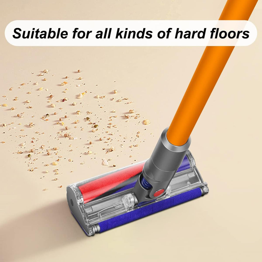 DrRobor Softwalze Bodendüse Zubehör für Dyson V10 V11 V15 Staubsauger, Elektrischer Soft Roller Bürs