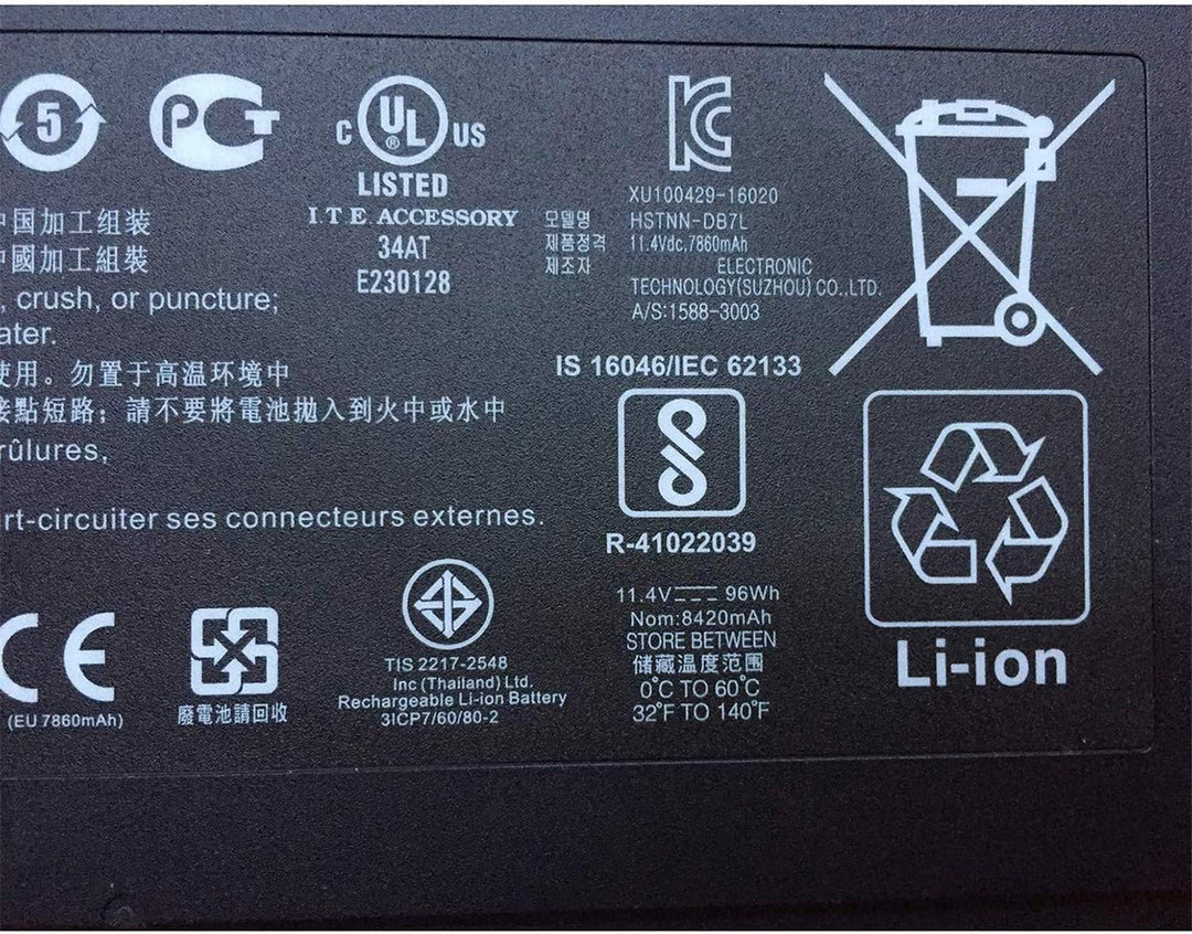 WYGUO AA06XL HSTNN-DB7L AA06096XL 852711-850 852527-241 852527-242 852527-221 852527-222 Laptop-Akku