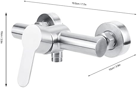Duscharmaturen 304 Edelstahl Duscharmatur Badezimmer Dusche Wandmontierte Heiss-Kaltwasser-Hahn G1/2