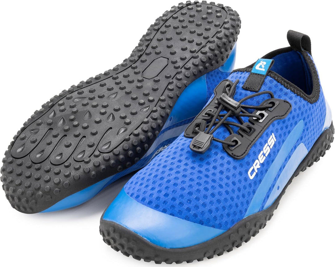 Cressi Sonar Shoes - Unisex Wasserschuh für Erwachsene aus Mikroperforiertes Gewebe Blau Azurblau 38
