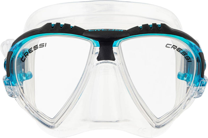 Cressi Matrix Tauchen Schnorcheln Maske Transparente/Aquamarin Einheitsgrösse Single, Transparente/A
