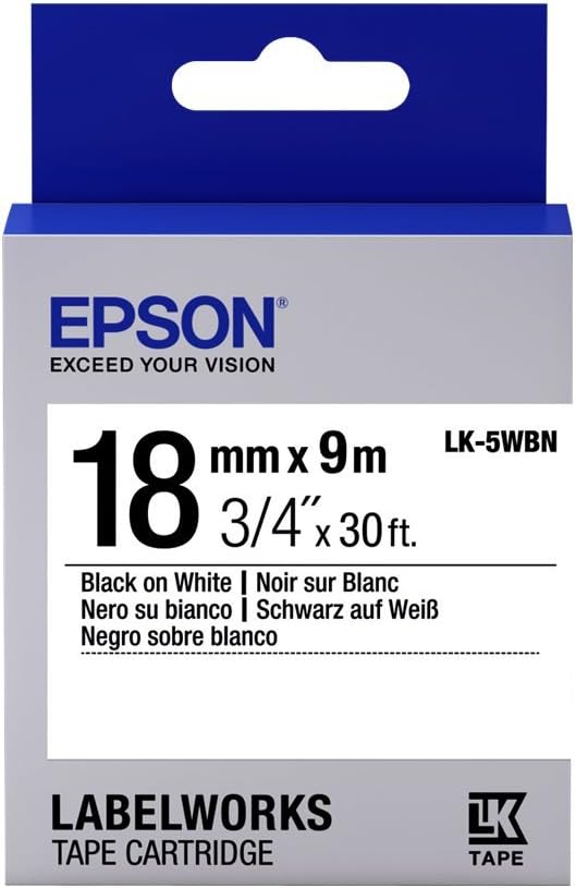 EPSON Ribbon LK-5WBN white/black