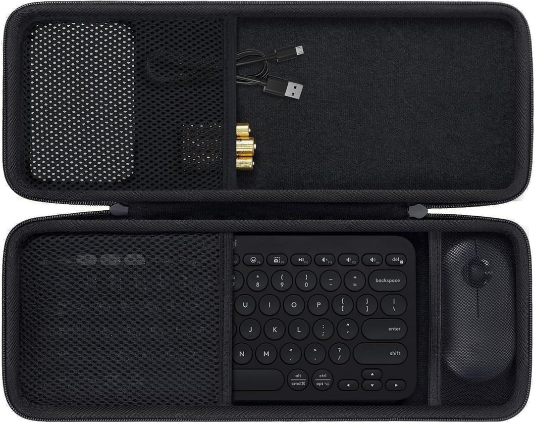 co2CREA Hart case Tasche für Logitech K380 /Pebble Keys 2 K380s Kabellose Bluetooth-Tastatur Pebble