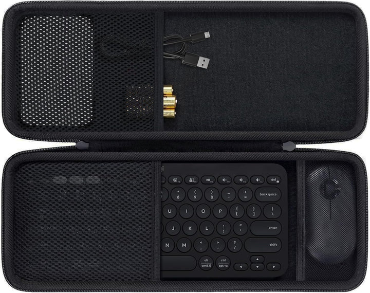 co2CREA Hart case Tasche für Logitech K380 /Pebble Keys 2 K380s Kabellose Bluetooth-Tastatur Pebble