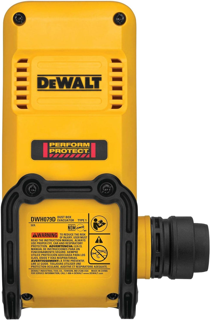 Dewalt Staubbox-Absaugeadapter DWH079D (für Staubabsaugungen, Schutz vor gesundheitsgefährdenden Stä