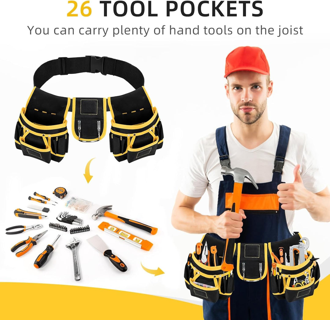 WerkzeuggüRtel, ArbeitsgüRtel, Tool Belt, GüRteltasche Werkzeug, Robuste, Verstellbare Oxford-Werkze