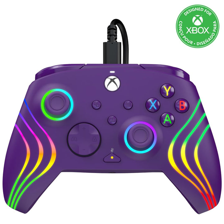 PDP Xbox Afterglow Wave Kabelgebundener Controller Lila