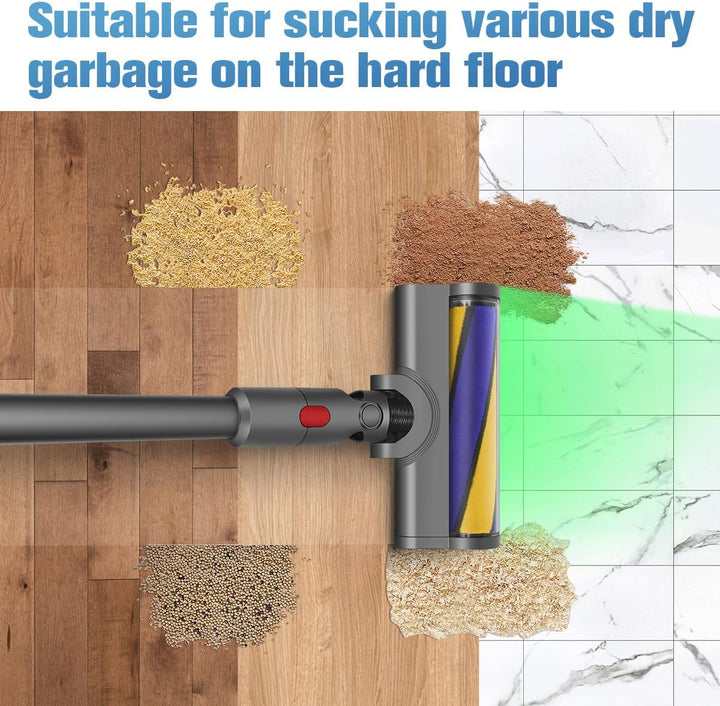 DrRobor Softwalze Bodendüse für Dyson V10 V11 V15 V7 V8, Elektrischer Soft Roller Bürste Aufsatz mit