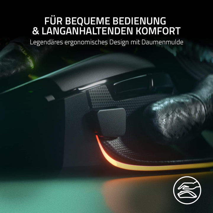 Razer Basilisk V3 - Kabelgebundene Gaming-Maus (10+1 programmierbare Tasten, HyperScroll-Neigungsrad