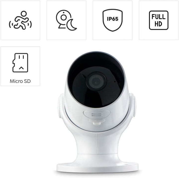 Hama Überwachungskamera WLAN (WLAN Kamera f. aussen, Outdoor-Kamera mit Sprach- u. App-Steuerung, we