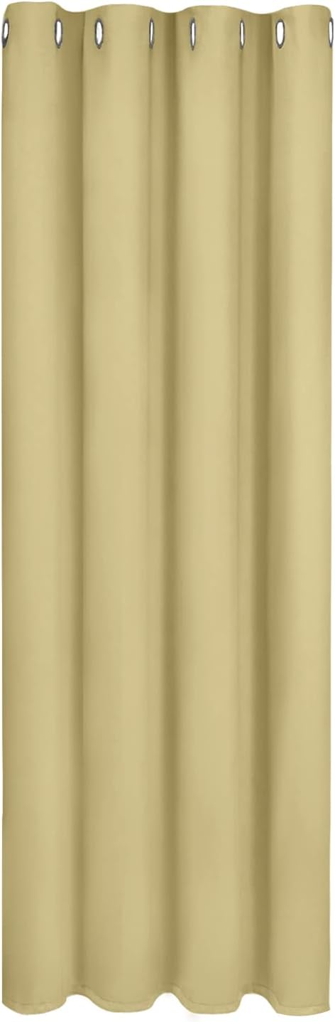 WOLTU Verdunklungsvorhang Blickdicht Gardinen mit Γsen Thermovorhang KΓ€lteschutz WΓ€rmeschutzvorhang