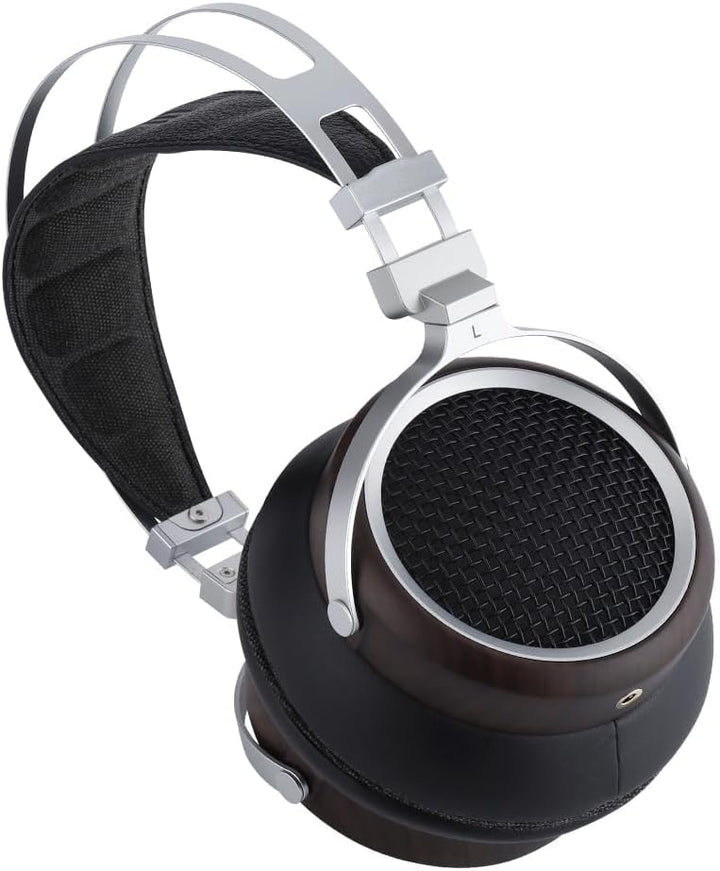 SIVGA Luan Hi-Fi Dynamischer Treiber Offener Holz Kopfhörer (Schwarz), Schwarz