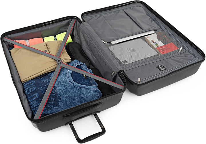 JASLEN - Koffer Gross 4 Räder Grosser Koffer Leichte - PP Reisekoffer Gross für Flugzeuge Koffer Har