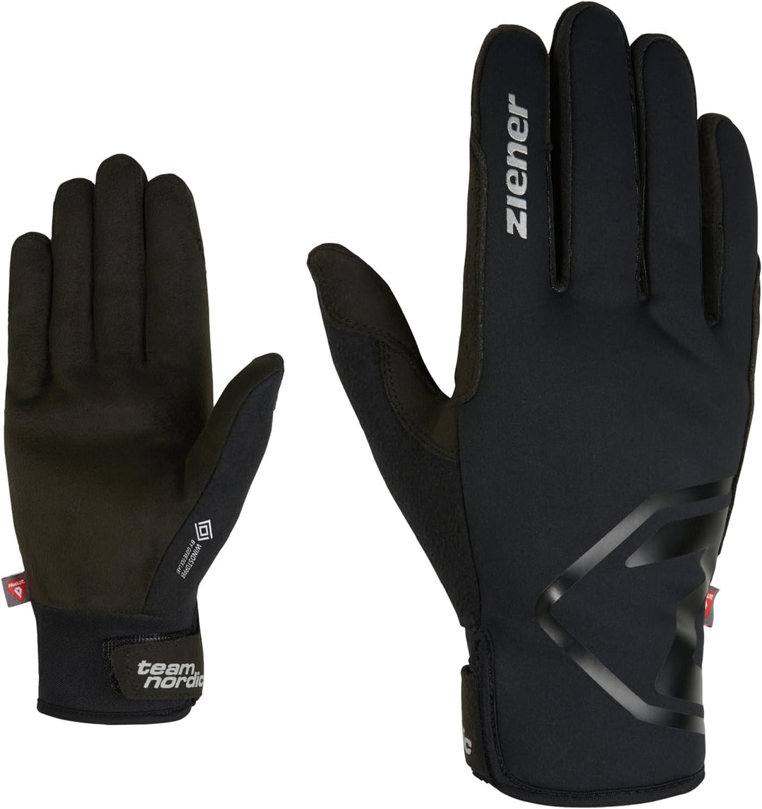 Ziener Herren Umano Langlauf/Nordic/Crosscountry-Handschuhe | gefüttert, Primaloft, Soft-Shell 9.5 S
