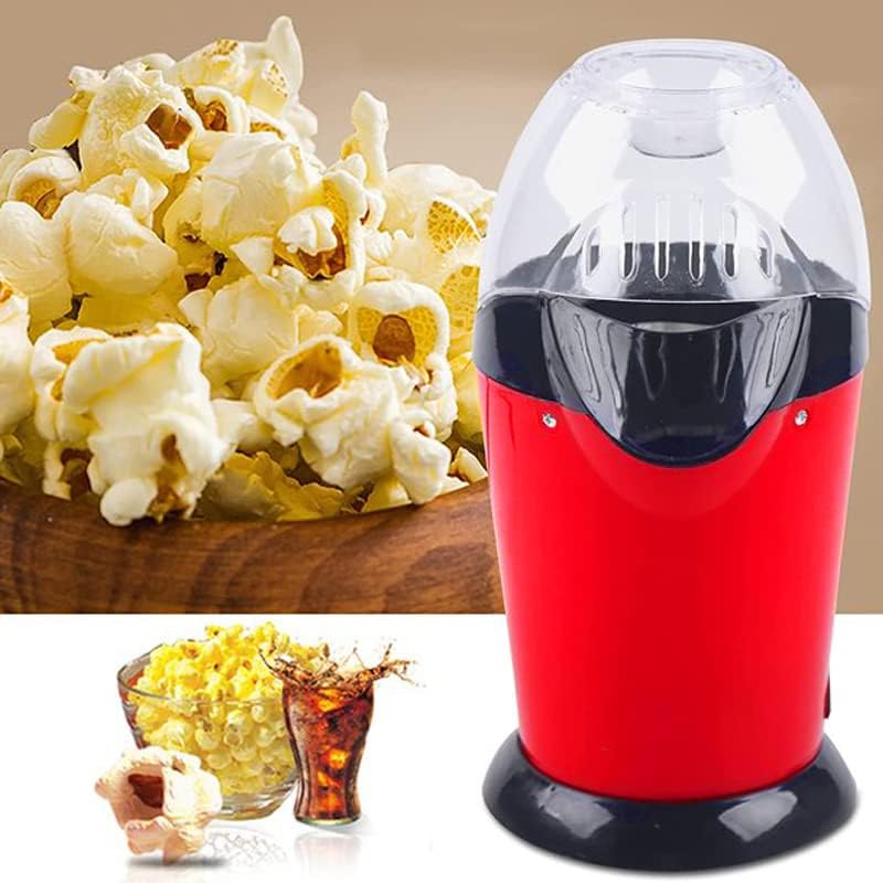 Retoo Popcornmaschine ohne Fett & Öl 900 Watt, Heissluft Popcorn Maker, Gesunder Snack, Fettfrei & Ö