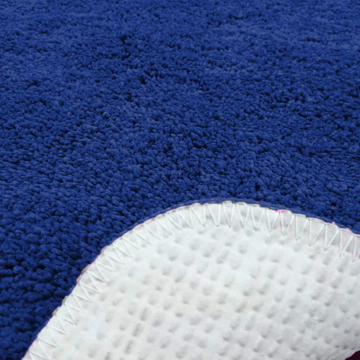 Brandsseller Badematte 70x120 cm Badezimmerteppich Badvorleger Badeteppich Blau 70x120 cm Blau, 70x1