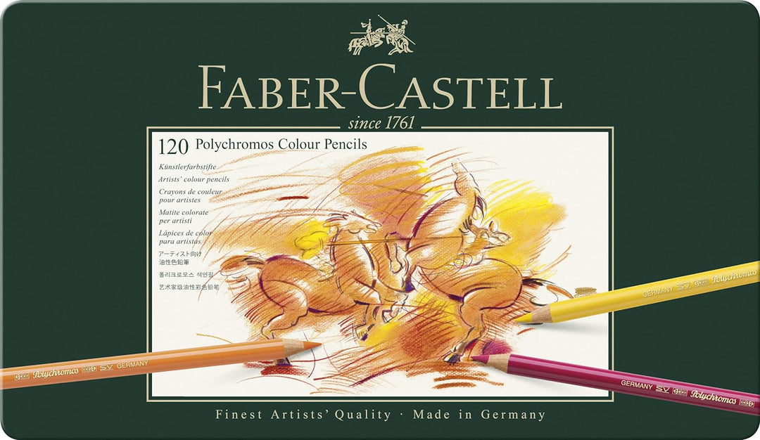 Faber-Castell 117511 - Aquarellstift Albrecht Dürer 120er Metalletui & 110011 - Künstlerfarbstifte P