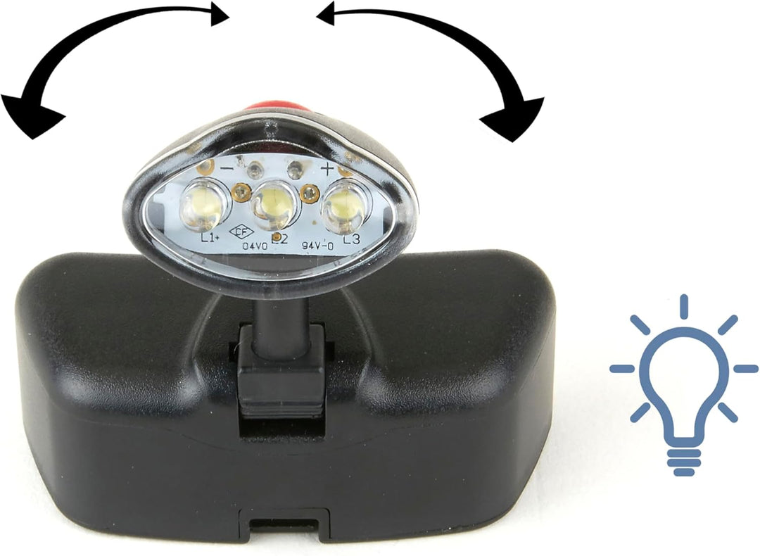 Carson MagniVisor Deluxe Komfort Kopflupe mit abnehmbarer LED Lampe und Wechsellinsen (CP-60) MagniV
