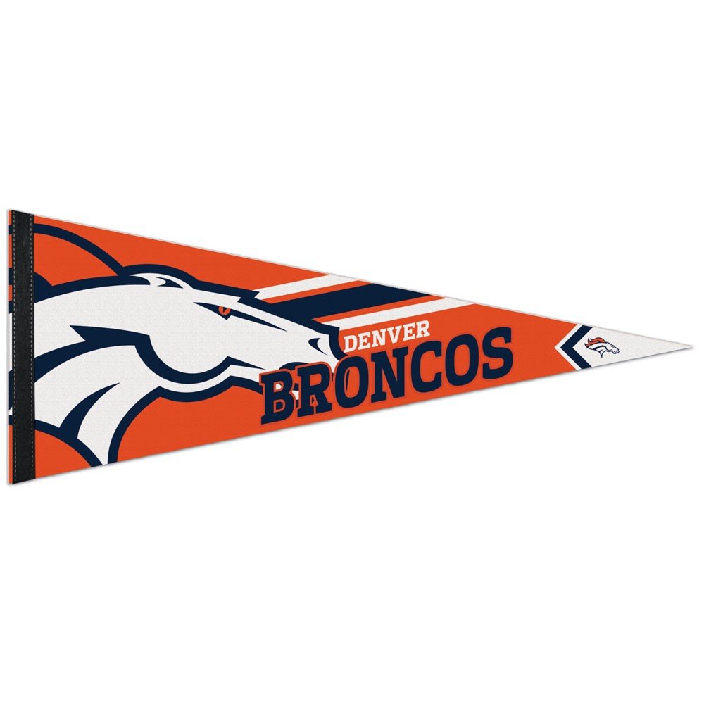 WinCraft Denver Broncos Big Logo Premium NFL Wimpel