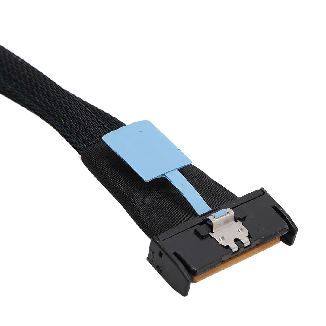 Plyisty MCIO 8i auf 2*SFF-8643 Kabel, MCIO 8i 74Pin auf SAS HD SFF-8643, PCIE 5.0, 32 GT/s Übertragu