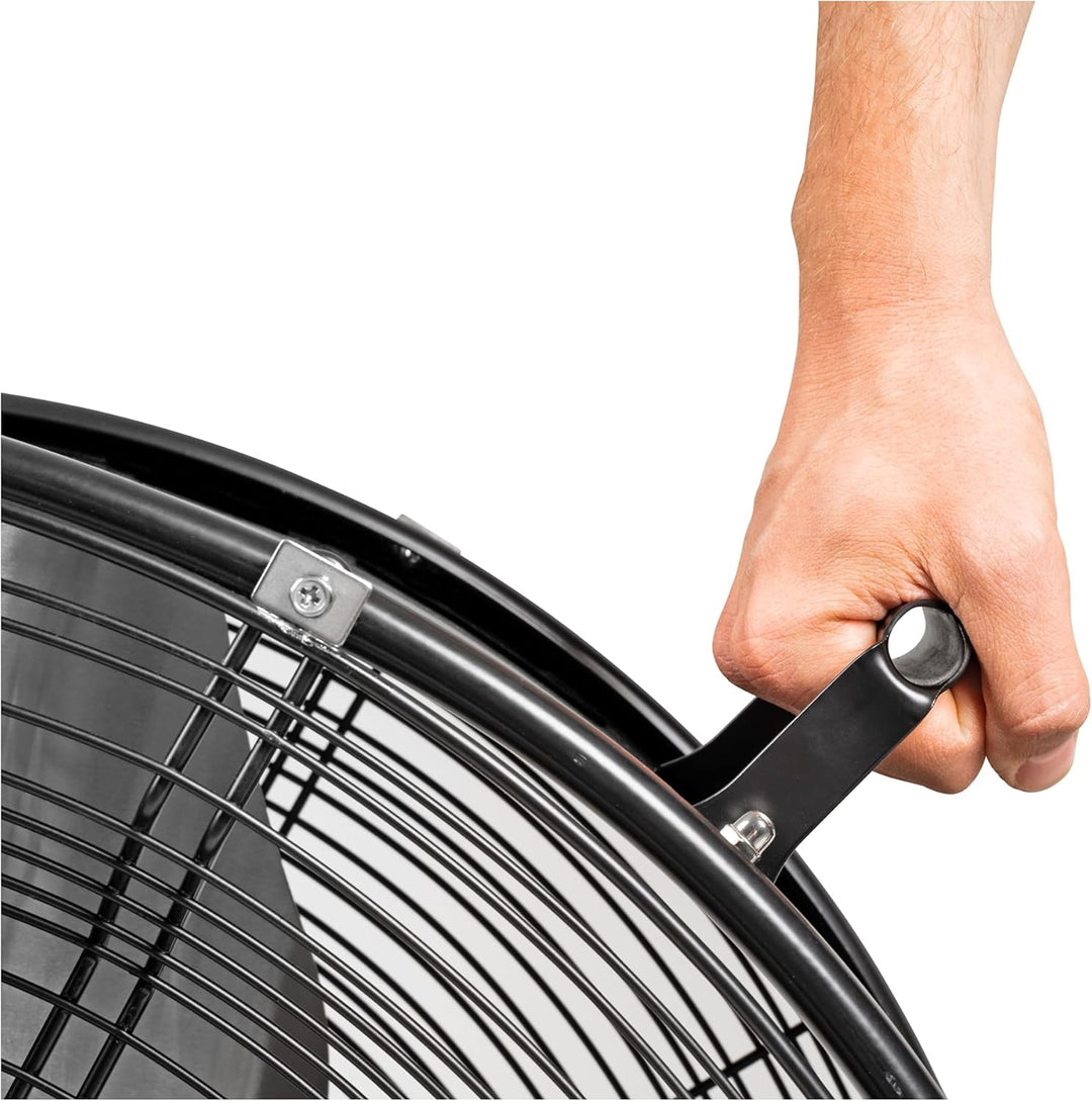 STIER Trommelventilator Bodenventilator, fahrbar, 330W, Ø600mm, Windmaschine, Industrieventilator, H