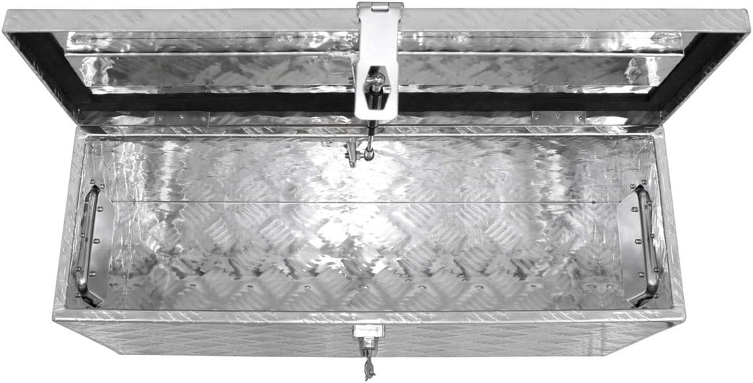 ECD Germany Alu Werkzeugkasten 73 x 24 x 32 cm - abschliessbar - Werkzeugkoffer Werkzeugkiste Werkze