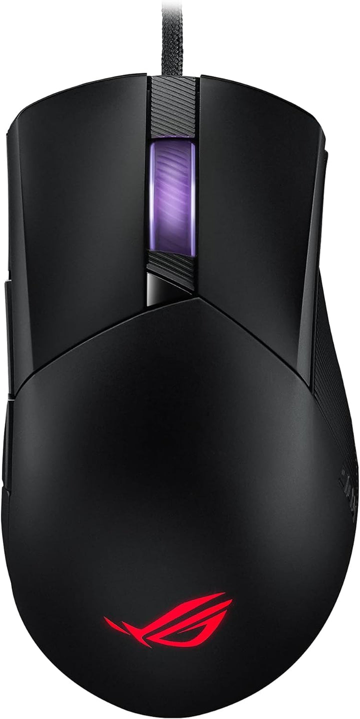 ASUS ROG Gladius III asymmetrische FPS-Gaming-Maus (19.000 DPI-Sensor (bis zu 26.000 DPI skalierbar)