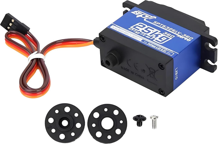 SPT5525LV-360 25KG RC Servo, 4,8V-6,0V Digital Servo 25KG Kontinuierliche Rotation Metall Mit Zubehö
