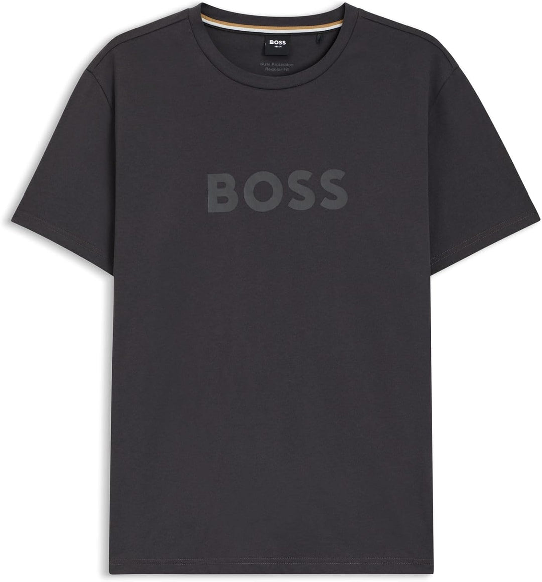BOSS Herren T-Shirt RN T-Shirt aus Baumwoll-Jersey mit UV-Schutz von SPF 50+ XS 022dark Grey, XS 022
