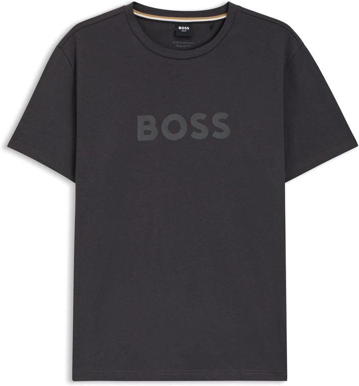 BOSS Herren T-Shirt RN T-Shirt aus Baumwoll-Jersey mit UV-Schutz von SPF 50+ XS 022dark Grey, XS 022