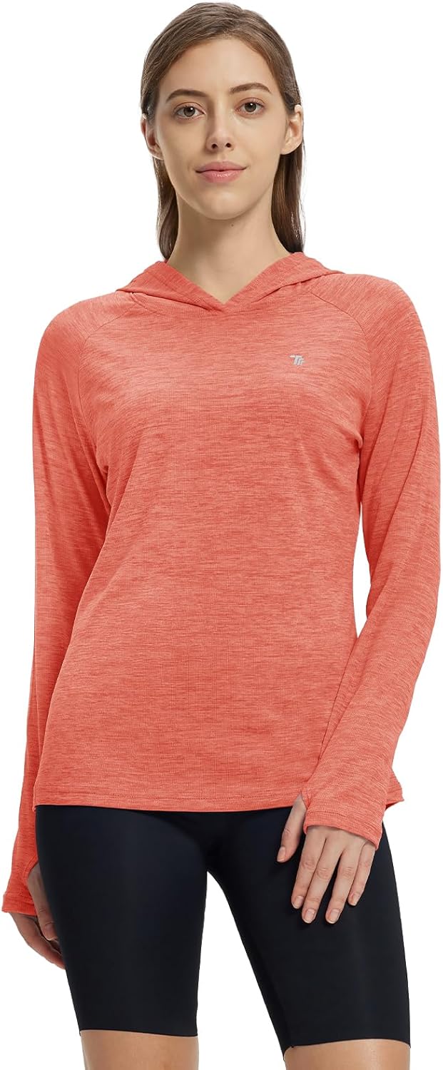 donhobo Damen Sport Shirt Langarm Laufshirt Pullover Sweatshirts Fitness Hoodies Running Yoga Tops m