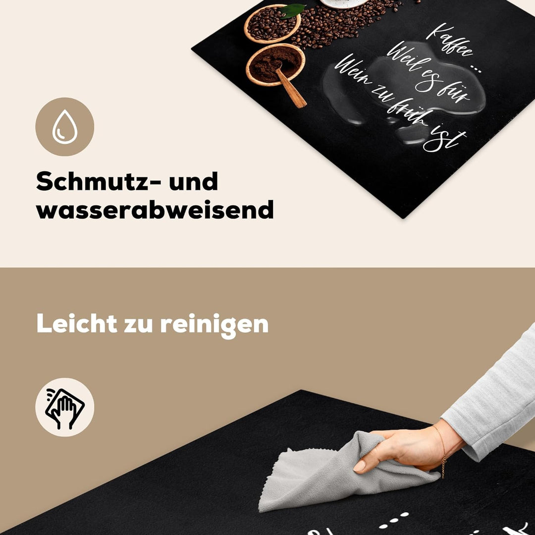 KitchenYeah© Herdabdeckplatte Einteilig Küche Herdabdeckung Ceranfeld Herdabdeckplatten Anti Rutsch