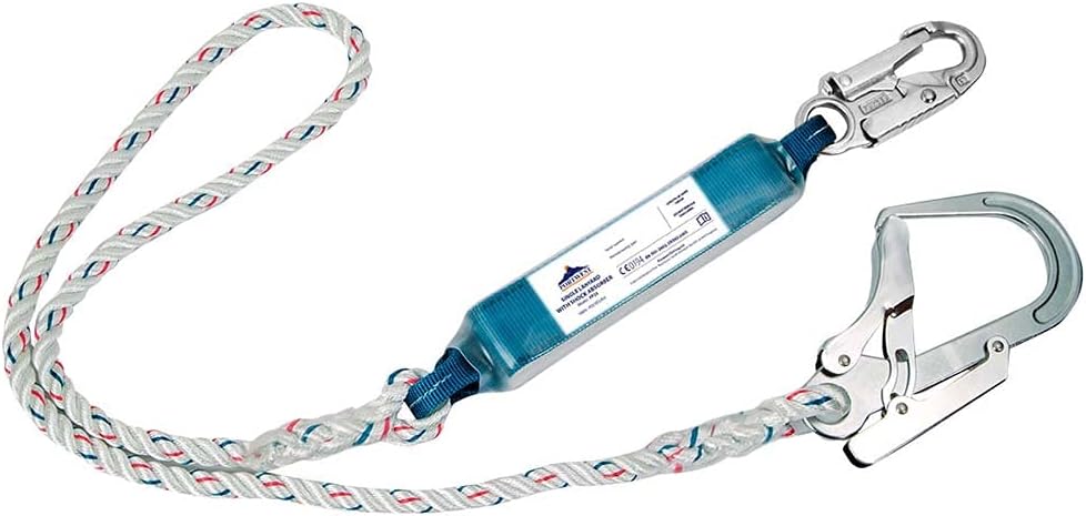 Portwest Halteseil mit BFD, Grösse: Einheitsgrösse, Farbe: Weiss, FP23WHR talla única weiss, talla ú