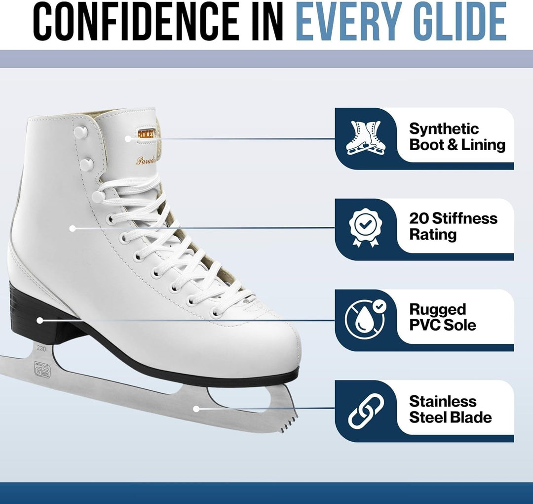 Roces Damen Schlittschuhe Paradise Lama 39 Weiss, 39 Weiß