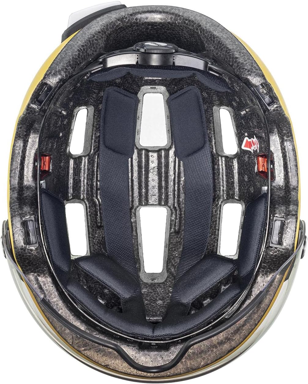 Uvex Rush Visor City Fahrrad Helm matt gelb 2023 55-58 cm, 55-58 cm