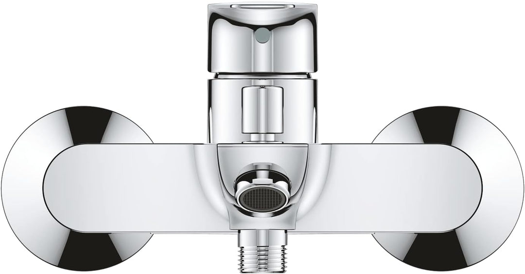 GROHE StartEdge - Einhand- Wannenarmatur (mit Temperaturbegrenzer, variable Mengenbegrenzung, automa