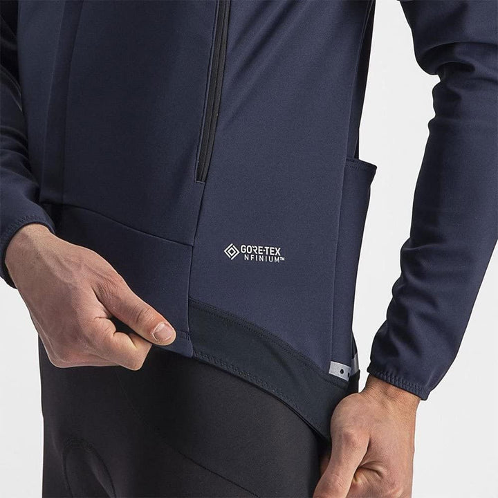 CASTELLI Herren Perfetto Ros 2 Convertible Jac Jacket XXL Belgisches Blau/Silbergrau, XXL Belgisches