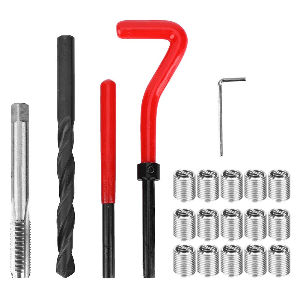 20 Stücke Metrisch M9x1,25mm Gewinde Reparatur Einsatz Kit, Edelstahl Gewinde Reparatur Zubehör Sort