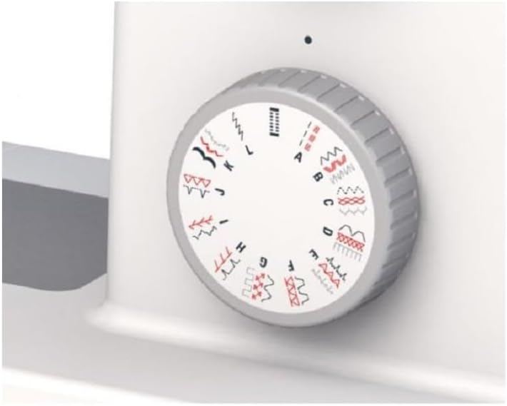 Bernette 05 Academy Nähmaschine Weiss, Blau, Weiss, Blau