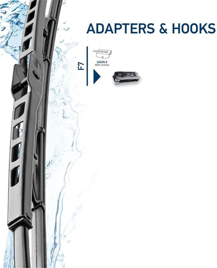 HELLA 9XW 194 562-361 Heavy Duty Scheibenwischer - HD90B - Bügelwischerblatt - für Links-/Rechtslenk