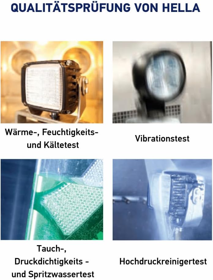 HELLA LED Arbeitsscheinwerfer - Ultra Beam Gen. II - 12V / 24V - 4400lm - Anbau/geschraubt - schwenk