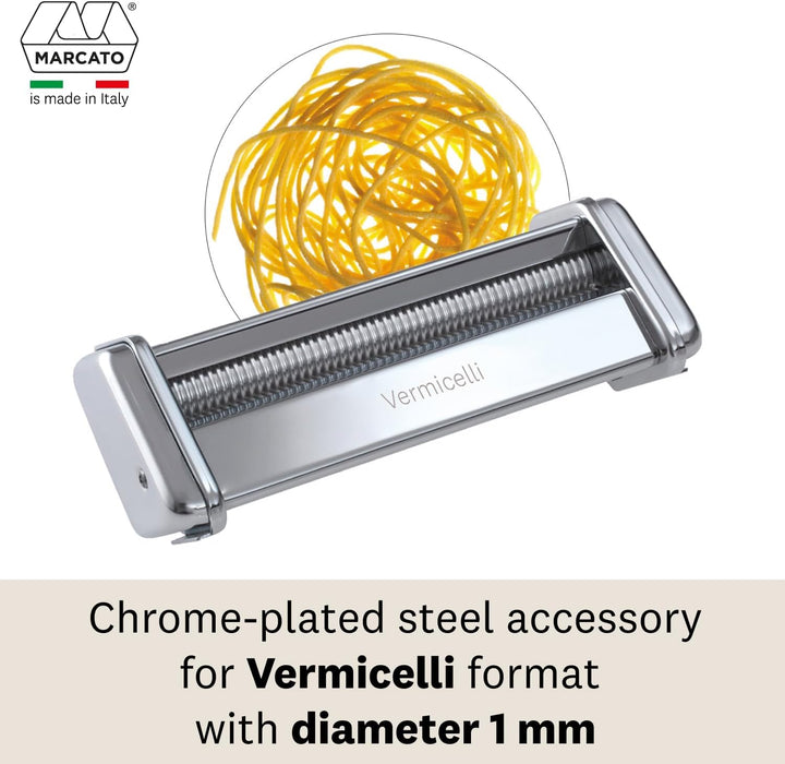 Marcato Zubehörteil für Atlas 150, Stahl, Silber, Vermicelli-23x20x16cm, Vermicelli