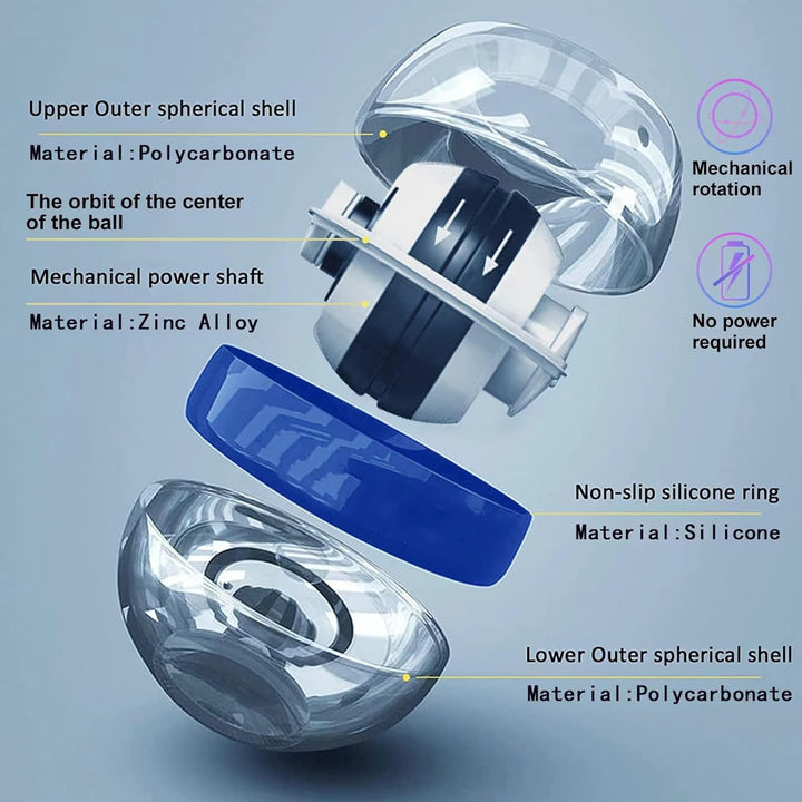 Handgelenktrainer-Ball, Auto-Start, Handgelenkstärker, Gyroskopischer Unterarm-Trainer, Gyro-Ball zu