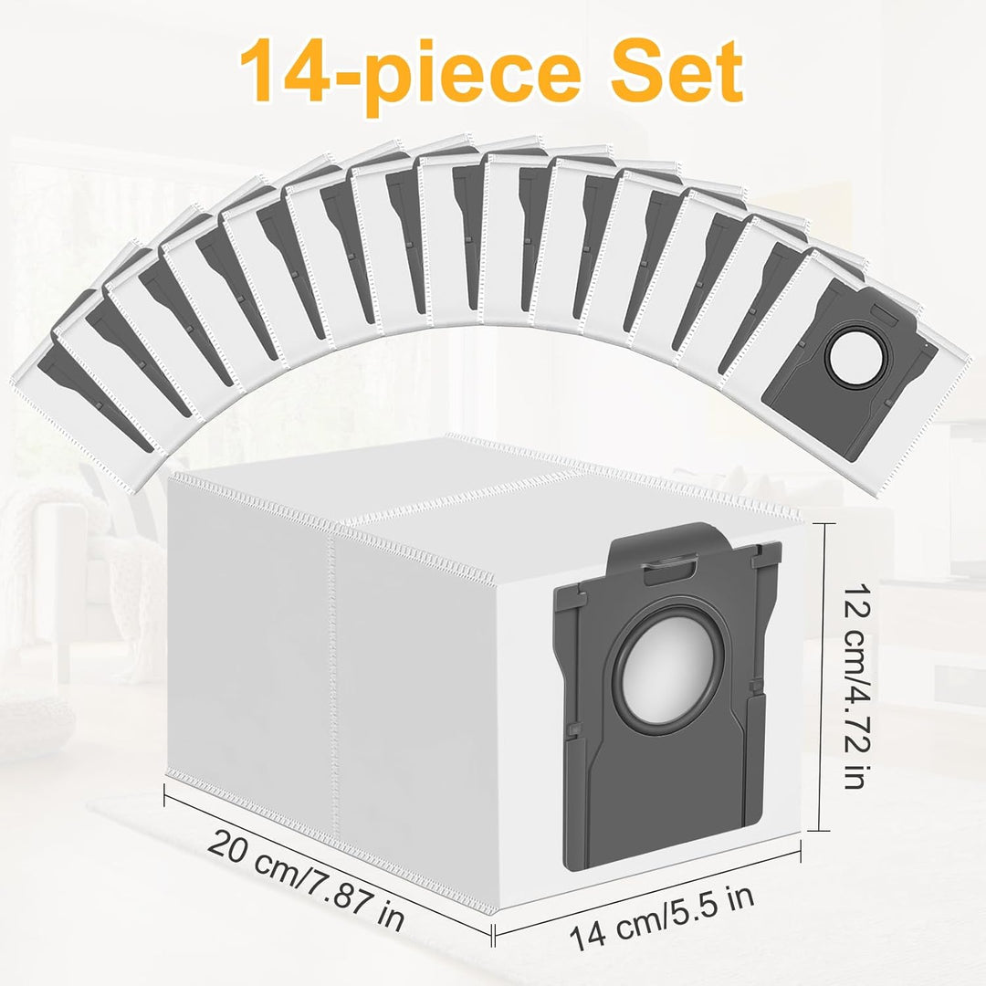 RUKHOOL 14 Staubbeutel für Dreame L10s Ultra Gen 2 / X50 /X40 Ultra Complete /L40S /L10s Pro Ultra H