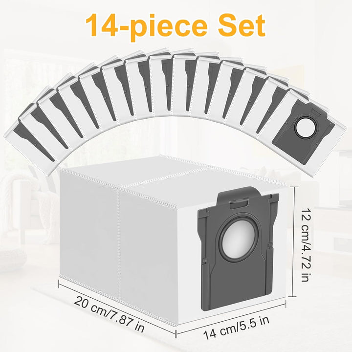 RUKHOOL 14 Staubbeutel für Dreame L10s Ultra Gen 2 / X50 /X40 Ultra Complete /L40S /L10s Pro Ultra H