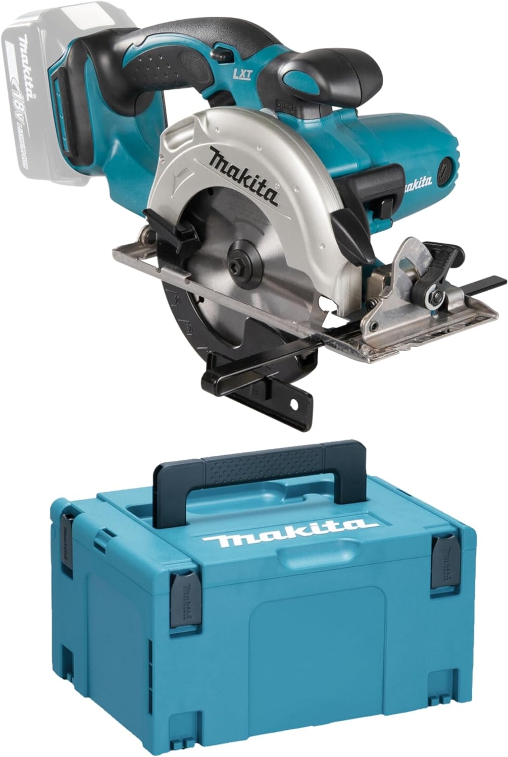 Makita Akku-Handkreissäge 51 mm 18 V, im MAKPAC ohne Akku plus Ladegerät, DSS501ZJ